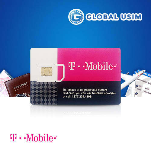 T-Mobile 미국유심 미국, 캐나다, 멕시코 4G 속도